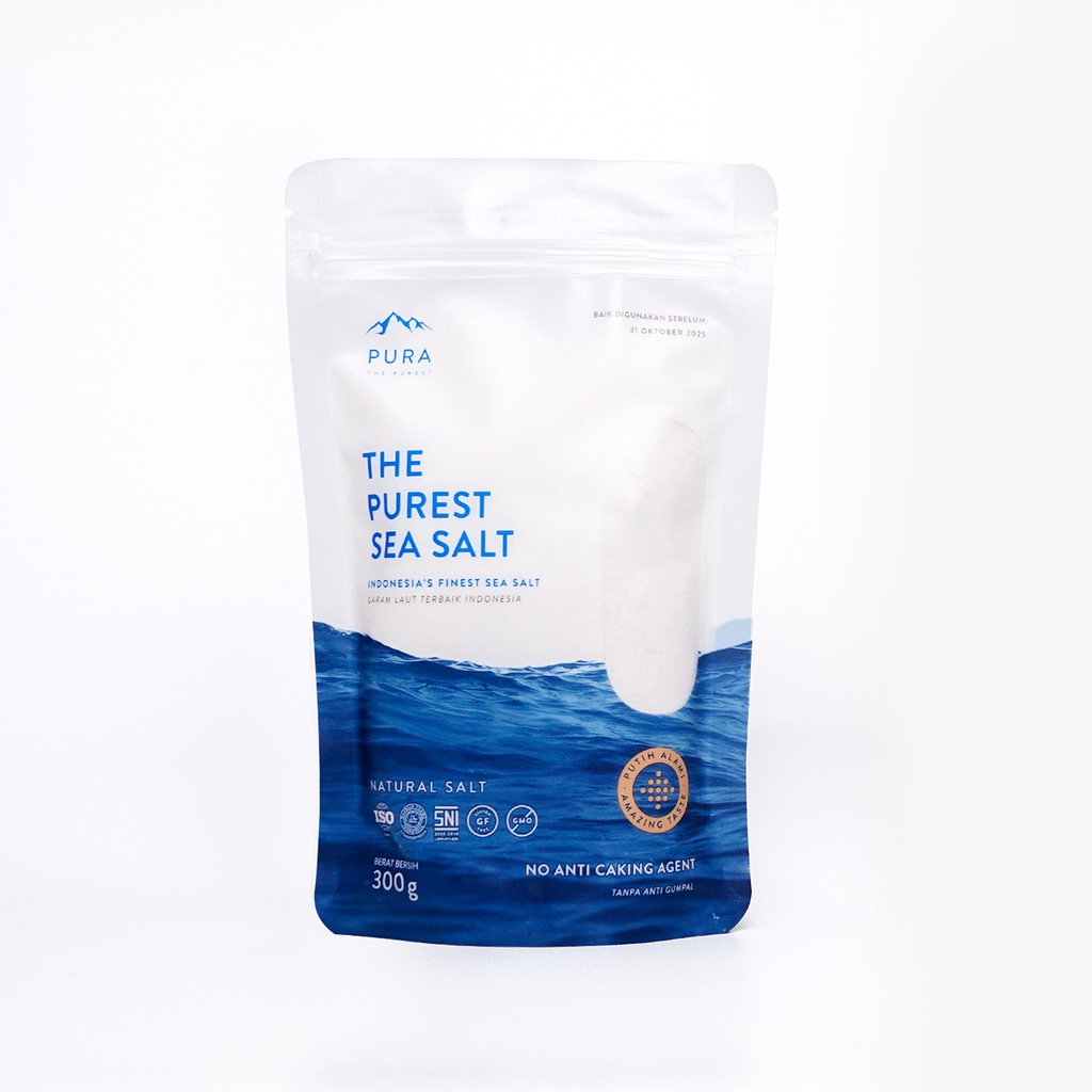 

Pura Purest Sea Salt Fine 300gr (Garam Laut Natural)-JktBar