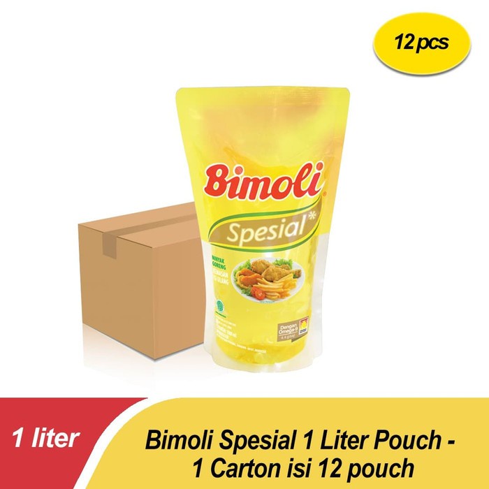 

Bimoli Spesial 1 Liter Pouch - 1 Carton Isi 12 Pouch