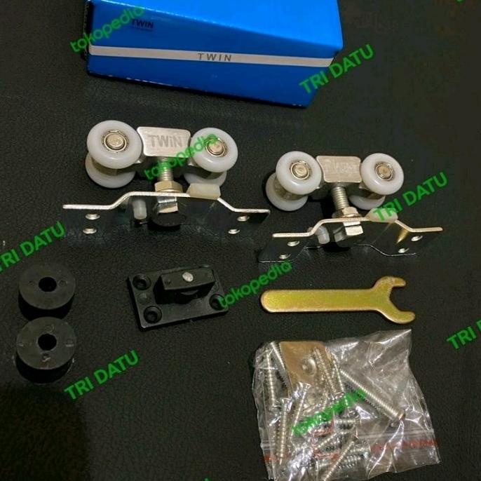 RODA REL PINTU GESER TWIN ORIGINAL RODA HUSKY PREMIUM RODA SLIDING