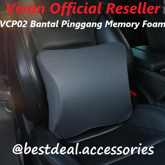 Vivan VCP02 Bantal Mobil Sandaran Pinggang Memory Foam Lumbar Pillow