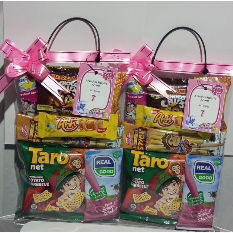 

❄️ READY STOK ❄️ PAKET BINGKISAN SNACK ULTAH ULANG TAHUN ANAK EKONOMIS REALGOOD