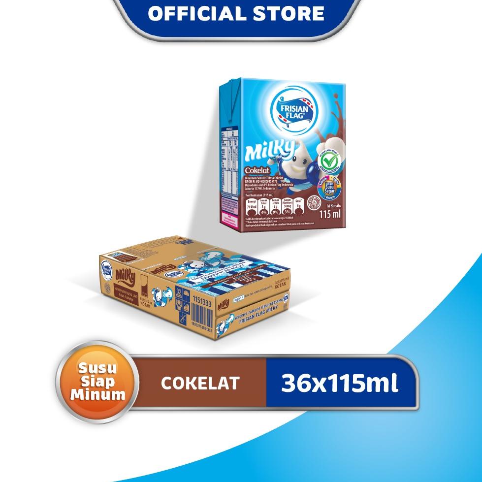 

【MEGA SALE】 Frisian Flag UHT Susu Cokelat 36 x115 mL