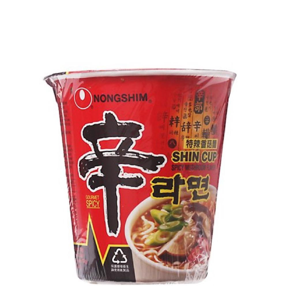 

❤[PROMO MURAH!!!]❤ Nong Shim Shin Cup Mie Instan Spicy Mushroom 72 gr