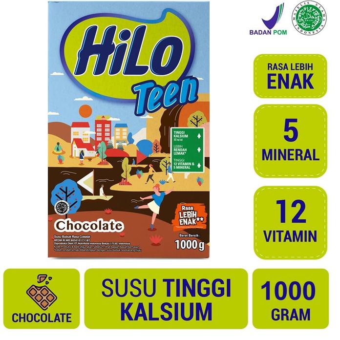 

『MPD』 HiLo Teen Chocolate 1000 gram - Susu Tinggi Kalsium