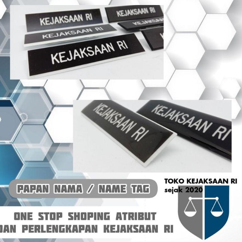 

[DISKON !!!] Papan Nama name tag kejaksaan ri