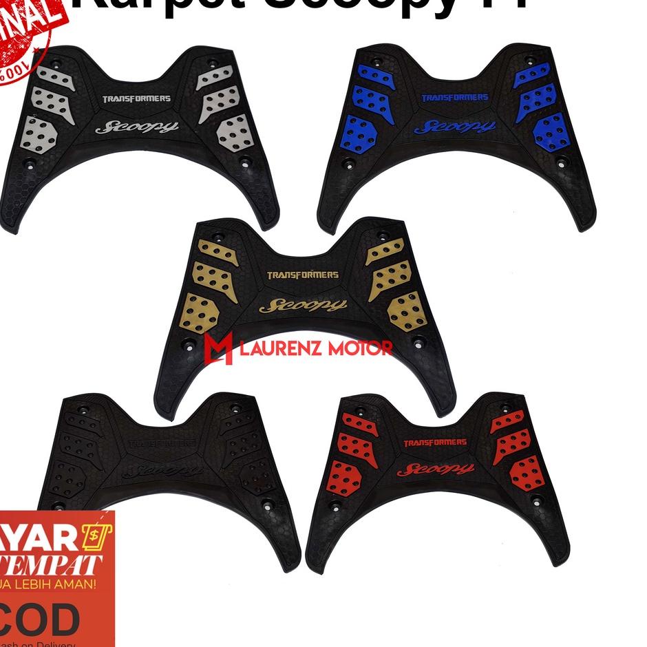 Keren Karpet Honda Scoopy 2015 2016 2017 2018 Bordes Pijakan Kaki Alas Kaki Variasi Motor Murah Kere