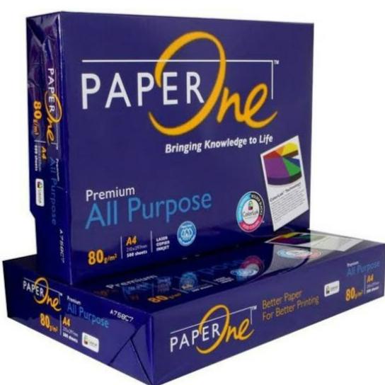 

Kertas HVS A4 80gr Paper One / rim