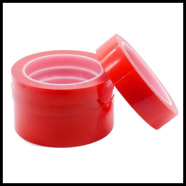 

Perekat Double Tape Clear Transparant Bening 2.5Cm 25Mm