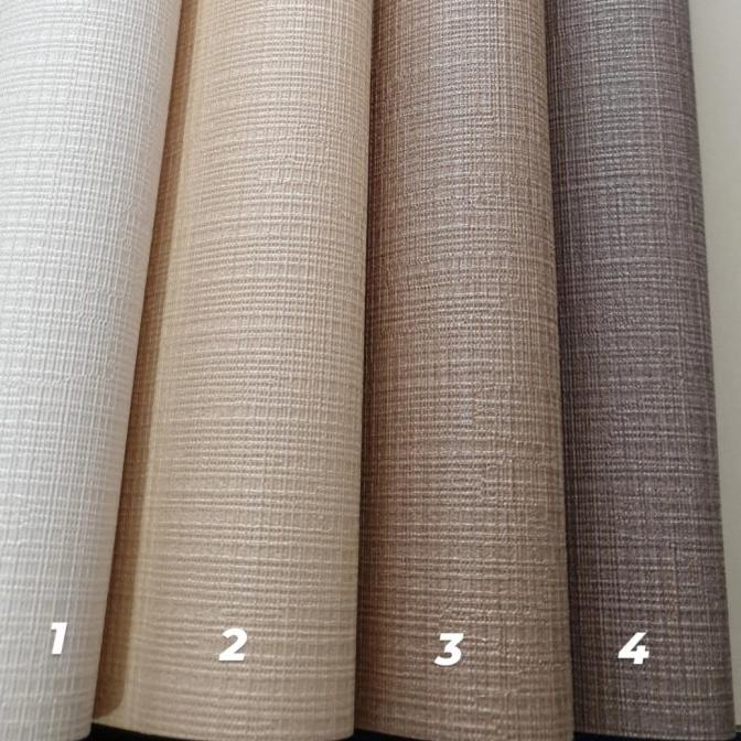 Wallpaper dinding premium polos bertekstur untuk kamar, hotel, rumah