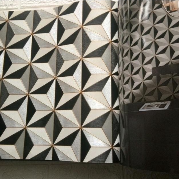 Wallpaper Dinding Premium Motif 3D Background Dinding Ruangan TV 10m