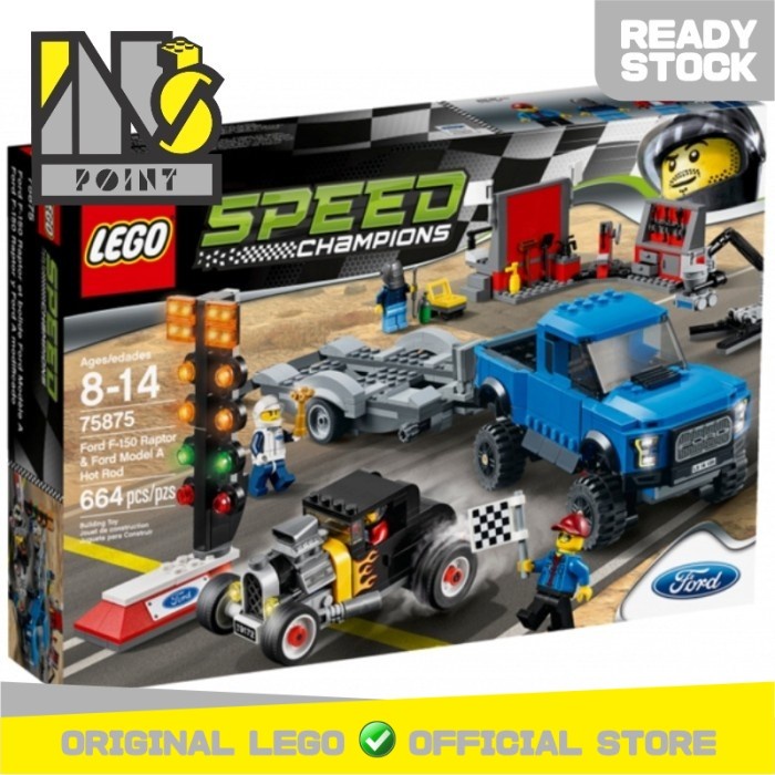 LEGO Speed Champions - 75875 - Ford F-150 Raptor & Ford Model A Hot Rod