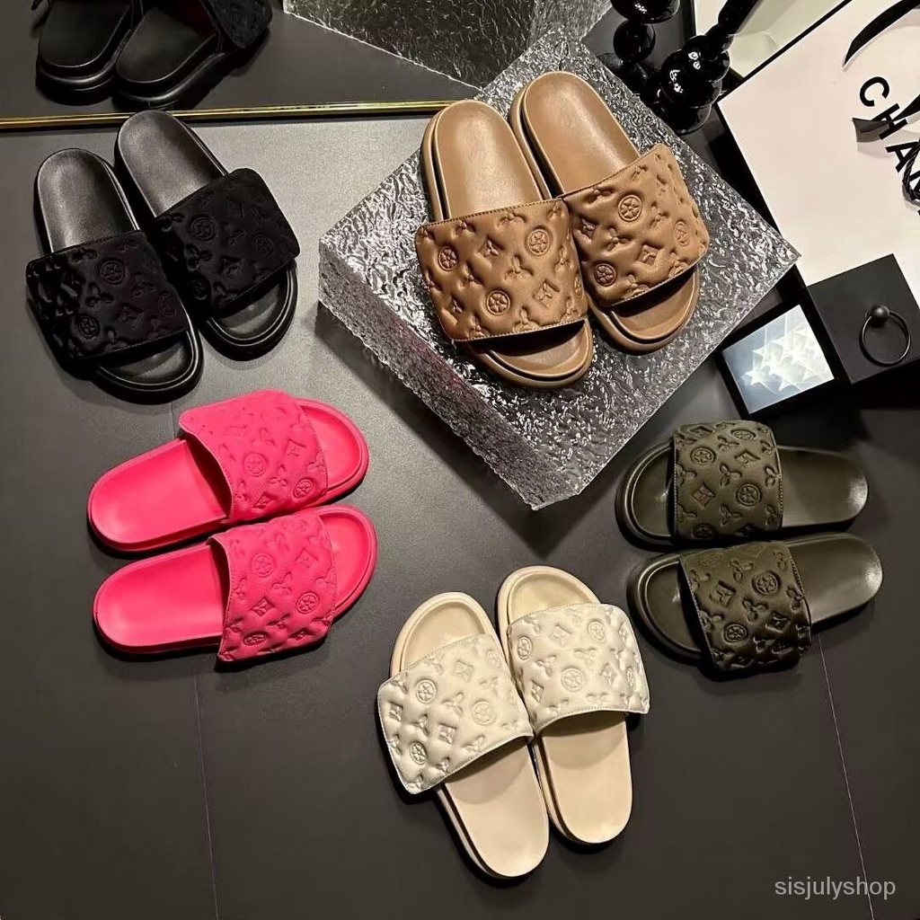 [✅BISA COD] #Sisjuly# Sepatu datar wanita / sandal luar velcro baru wanita / sandal bawah tebal ceta