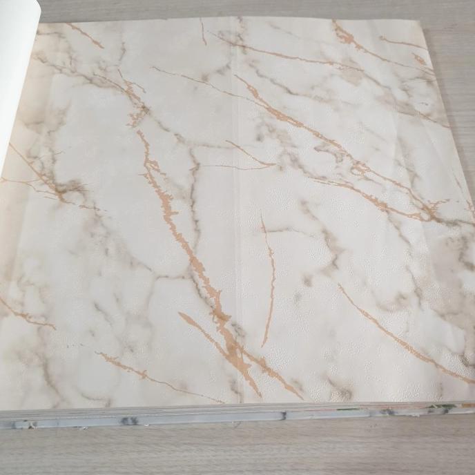 Wallpaper dinding premium motif granit,warna putih ,coklat susu, krem