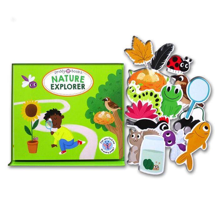 [Priddy Books] Let's Pretend - Nature Explorer (With Board Book and Puzzle Pieces)