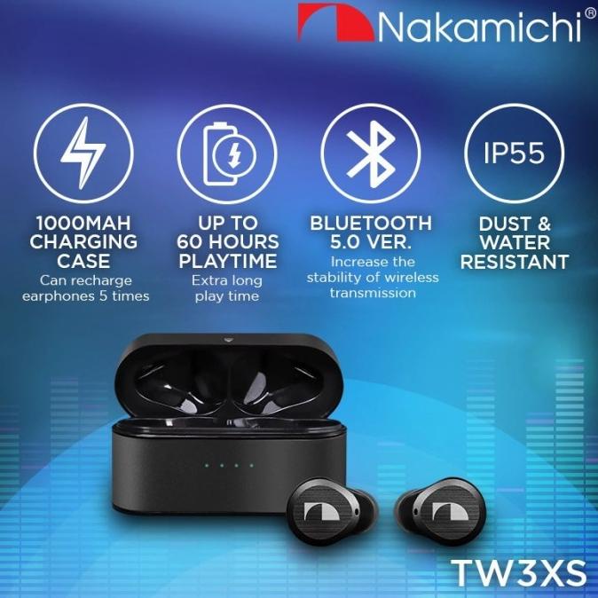 Terbaru Nakamichi Tw 3Xs My Solo True Wireless Stereo Bluetooth Earphone