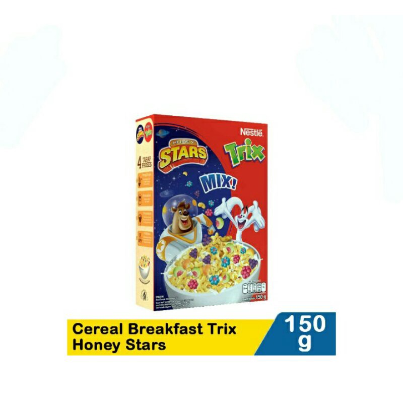 Nestle Cereal Breakfast Trix Honey Stars 150G