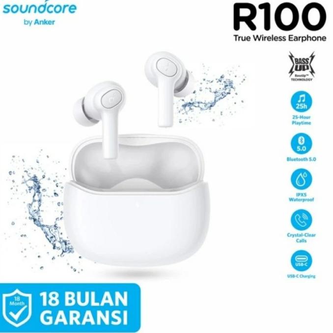 Terbaru True Wireless Earphone Anker Soundcore R100 - A3981