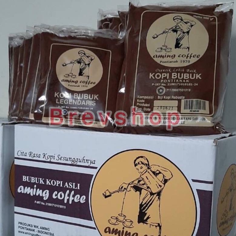 

[COD] ❁ KOPI AMING Coffee shop kopi bubuk legendaris Aming asli pontianak KHUNTIEN PILIHAN KOPI ROBUSTA pt8hi