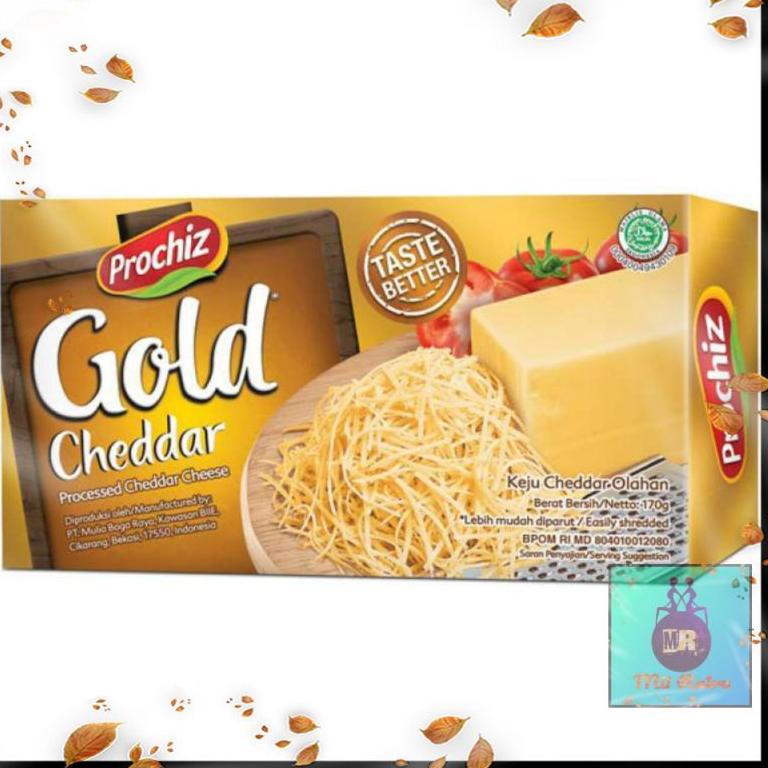 

[COD] Prochiz Gold 160 gr / Keju Prochiz Gold Cheddar / Keju Parut ➻Dijual