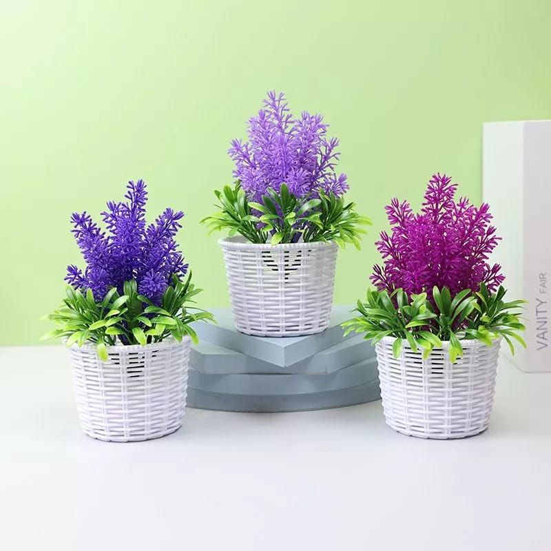 Ornamen Tanaman Bonsai Artificial Tanaman Phoenix Flower Decoration Pot Bunga Hias Dekorasi Meja