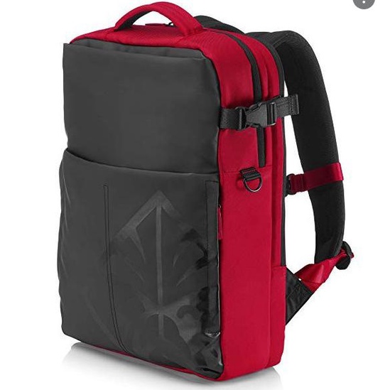 SALE Tas Laptop Gaming Backpack HP Omen 17.3 Inch Red Black Original Termurah