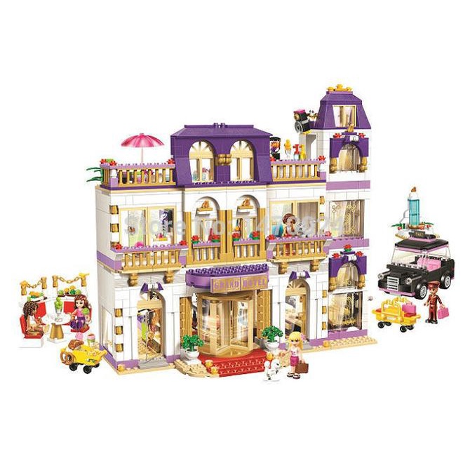 Hot Sale Brick Bela 10547 Friends Heartlake Grand Hotel 1585Pcs Termurah