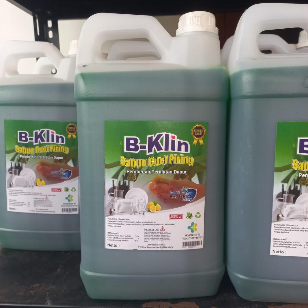 Viral Sabun Cuci Piring /Dish Wash 5 Liter B-Klin