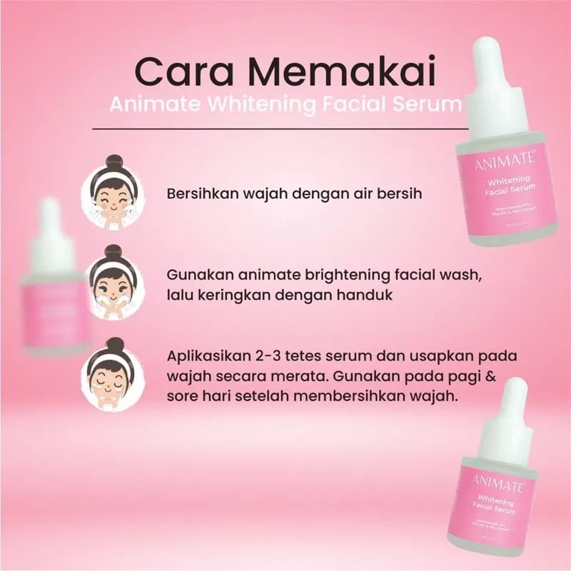 Animate Whitening Facial Serum 20ml