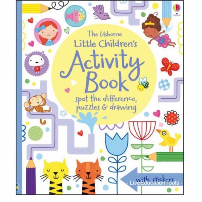 THE USBORNE LITTLE CHILDREN'S ACTIVITY BOOK ( spot the difference )