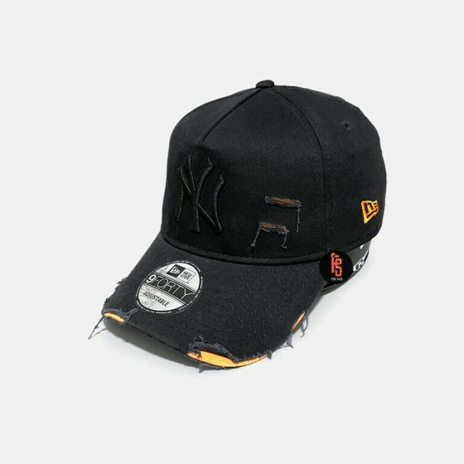 TOPI NEW ERA ORIGINAL A FRAME DAMAGE NEW YORK YANKEES BLACK