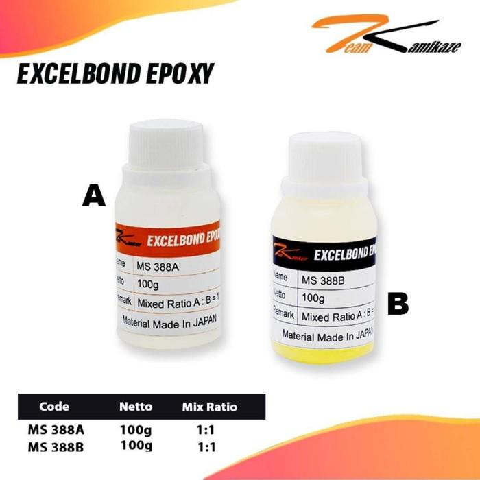 Lem Joran Pancing KAMIKAZE Resin Excelbond Epoxy Alat Pancing Murah
