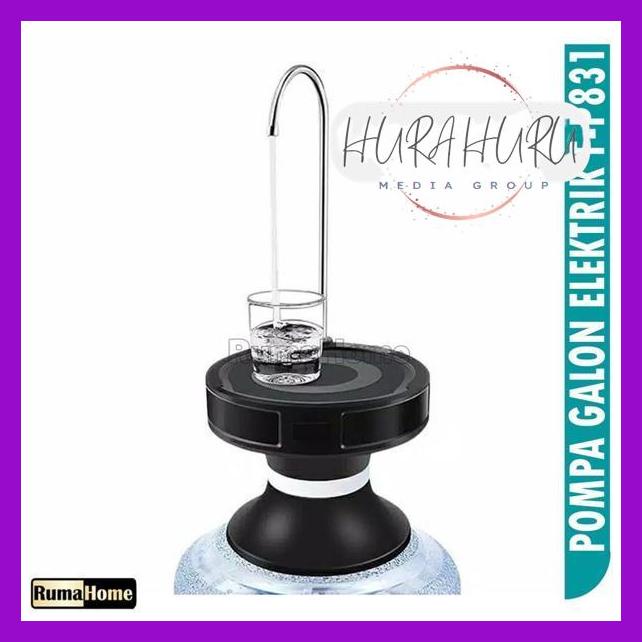 Pompa Galon Baki Elektrik F-P831 Rechargeable Water Dispenser Electric Pump Automatic. Murah Banget 