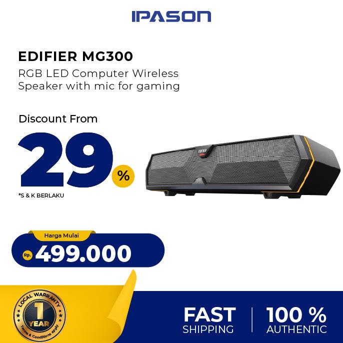 Edifier Mg300 Rgb Led Computer Wireless Speaker With Mic For Gaming