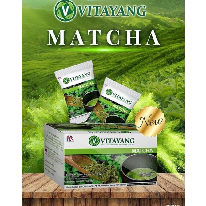 

,,,,,,,] Vitayang Matcha green tea teh hijau