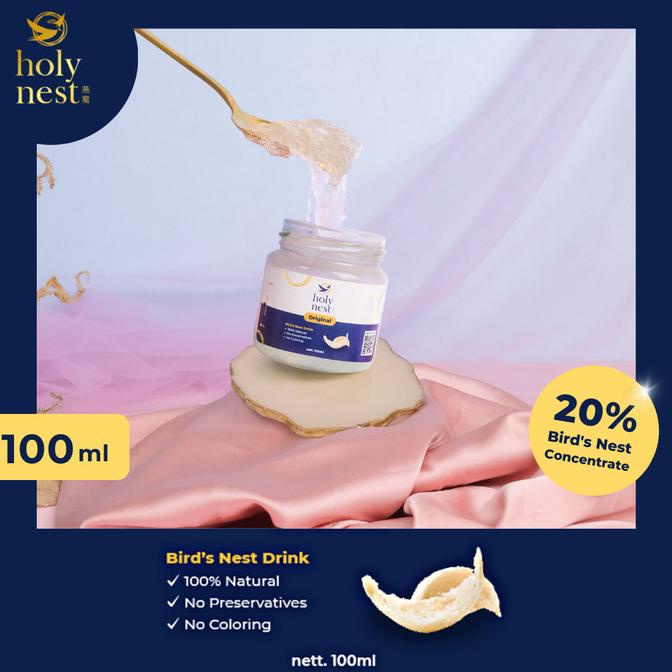 

.........] Minuman Sarang Burung Walet HOLYNEST 100 ml isi 20% Rasa Original