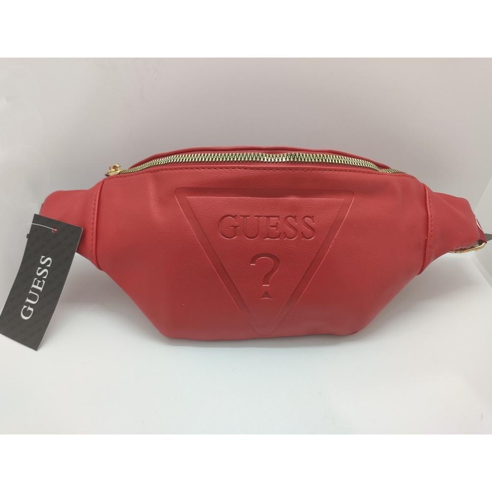 Garansi Resmi Guess Tas Ikat Pinggang Kulit, Tas Ponsel Rekreasi Berkapasitas Besar Dan Tas Dada