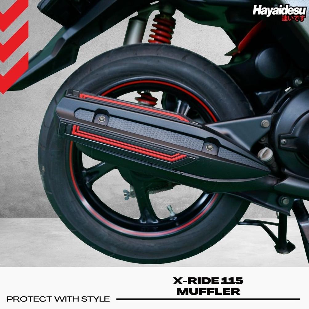 Hayaidesu Xride 115 Body Protector Muffler Knalpot Cover