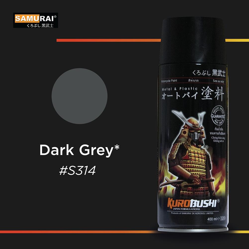 Samurai 1 Star S314 - Dark Grey Cat Semprot Cat Aerosol Cat Kompresor