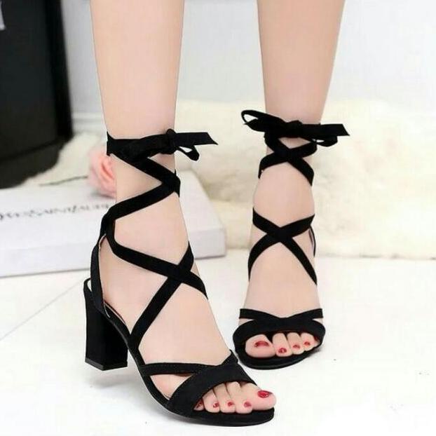 Bryan Zeina Heels Tahu Tali Lilit Gladiator Jumbo 36-40 41 42 43