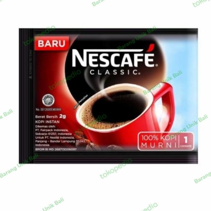 

#####] nescafe classic original kopi arabica murni 2gram