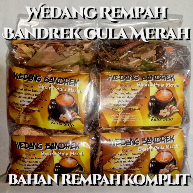 

{{{{{{] 1PACK/10BKS WEDANG BANDREK GULA JAWA REMPAH KOMPLIT KHAS SOLO