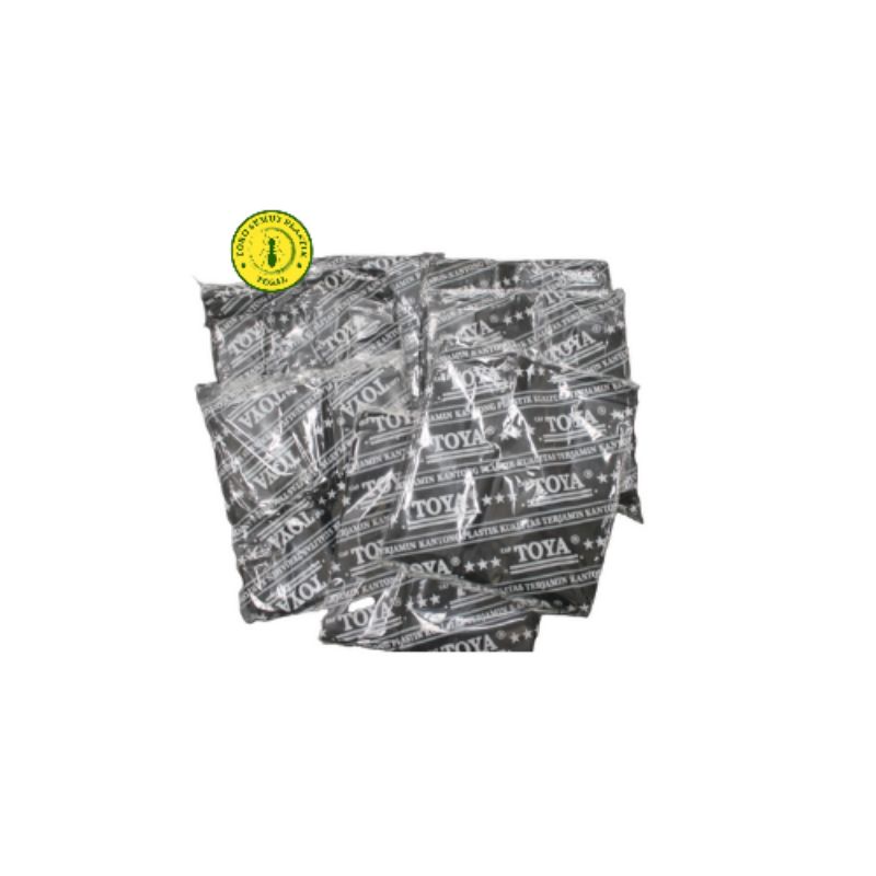 KANTONG PLASTIK KRESEK TOYA HITAM UK 15, 24, 28