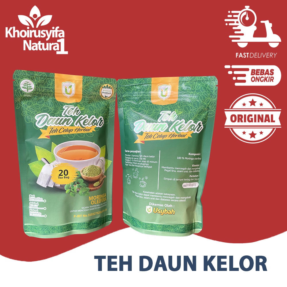 

TEH DAUN KELOR USYBAH PREMIUM TEA ISI 20 KANTONG