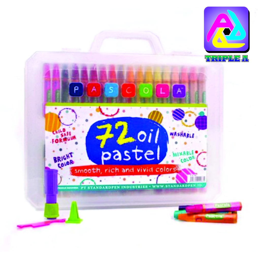 

CRAYON / OIL PASTEL PASCOLA 72 WARNA
