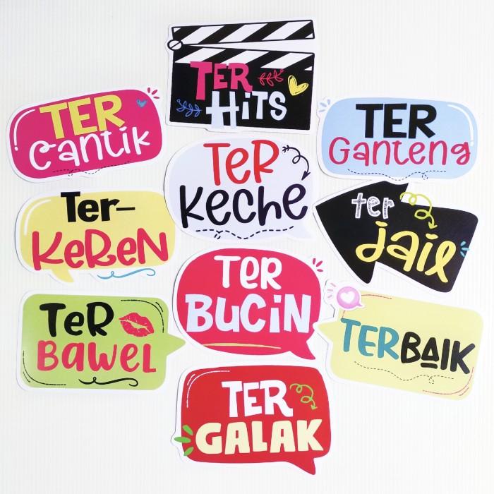 Terlaris Ter Fun Reuni Props Photobooth Tema Universal