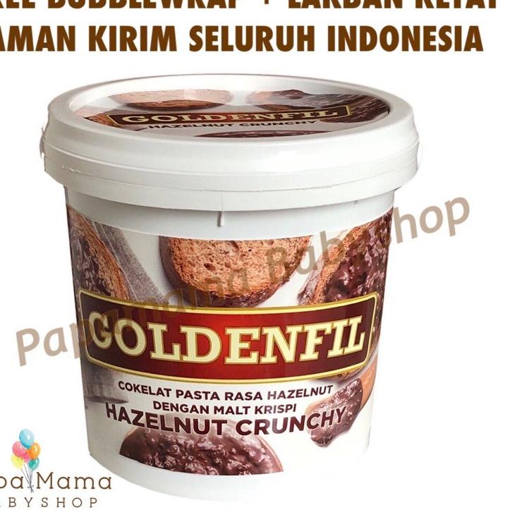 

️✔️✔️ GOLDENFIL Hazelnut Crunchy Chocolate Coklat Manis ALL RASA grosir