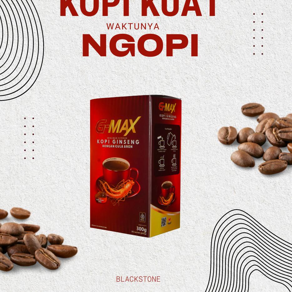 

✨ GMAX Kopi Stamina Pria Kuat Tahan Lama Murni Herbal Tanpa BKO Isi 1 Box Isi10 SASHET 