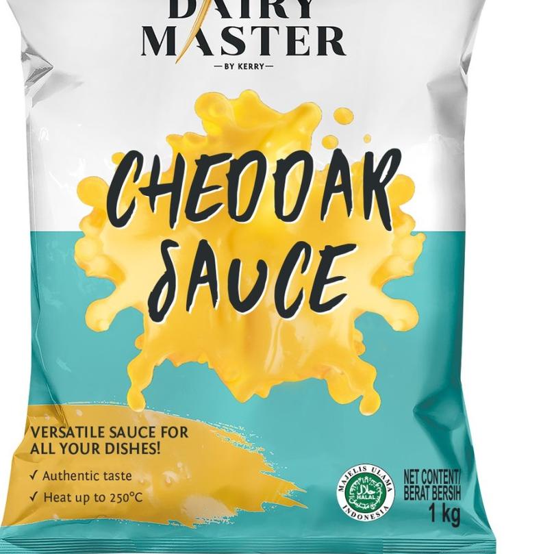 

12.12 Brand Dairy Master Saus Keju Cheddar Cheese Sauce / Creamy Cheese Sauce / Nacho Cheese Sauce 1Kg serbuuu !
