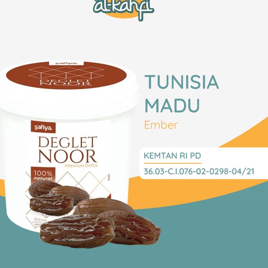 

12.12 ✨SALE✨ Kurma Tunisia Madu Ember 850gr Super Premium Safiya Food grosir