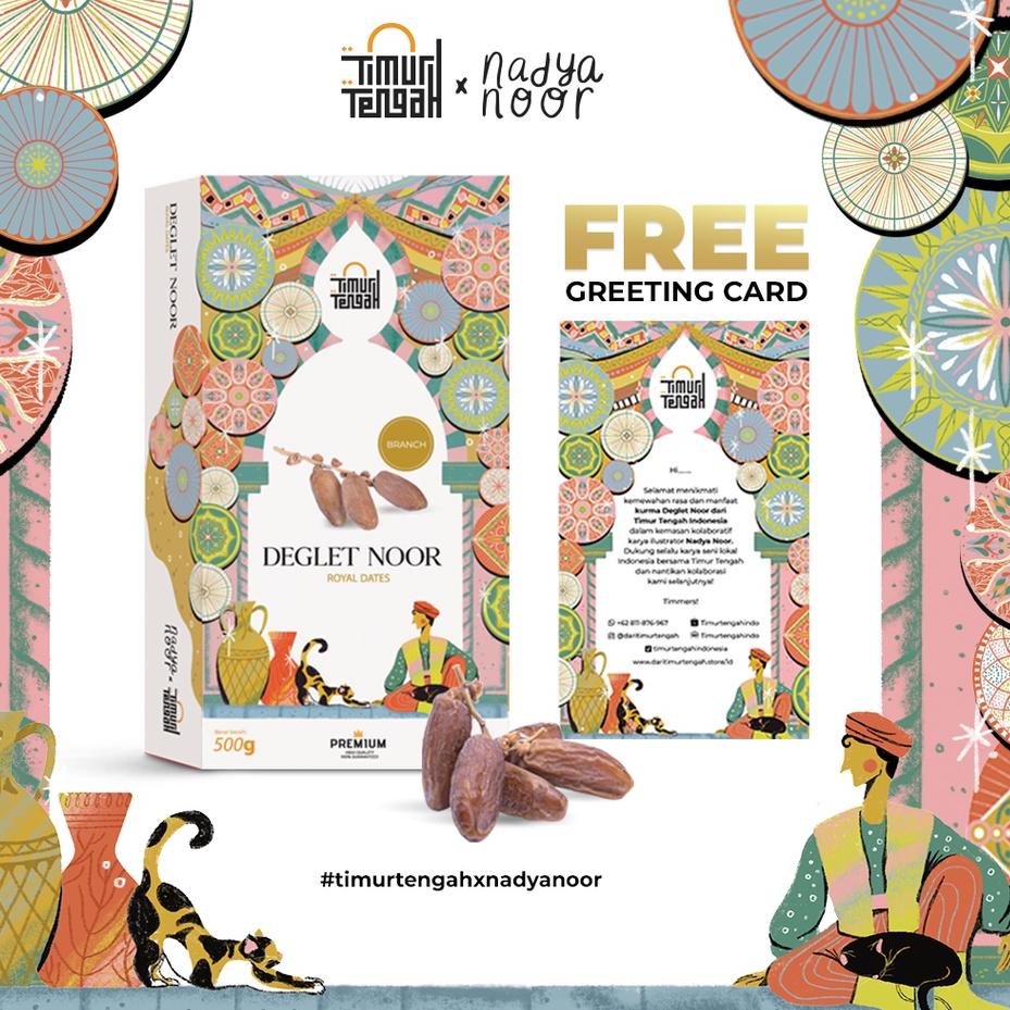 

12.12 FLASH SALE Timur Tengah Kurma Tunisia Tangkai 500gr Deglet Noor Premium Original High Quality serbuuu !